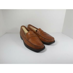 Sebago Men's Classic Light Brown Penny Loafers Size 9 D Slip On Wide